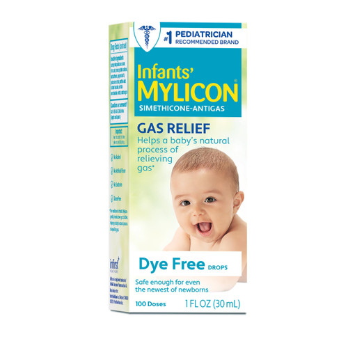 MYLICON Infants Gas Relief Drops for Infants and Babies, Dye Free Formula, 1 Fluid Ounce MYLICON Infants Gas Relief Drops for Infants and Babies, Dye Free Formula, 1 Fluid Ounce