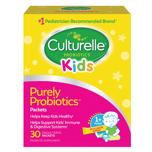 Culturelle Kids Daily Probiotic Supplement - Helps Support a Healthy Immune & Digestive System* - #1 Pediatrician Recommended Brand - For Age 3+ - 30 Single Packets Culturelle Kids Daily Probiotic Supplement - Helps Support a Healthy Immune & Digestive System* - #1 Pediatrician Recommended Brand - For Age 3+ - 30 Single Packets