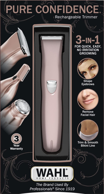 Wahl, Pure Confidence Ladies Rechargeable Trimmer Wahl, Pure Confidence Ladies Rechargeable Trimmer