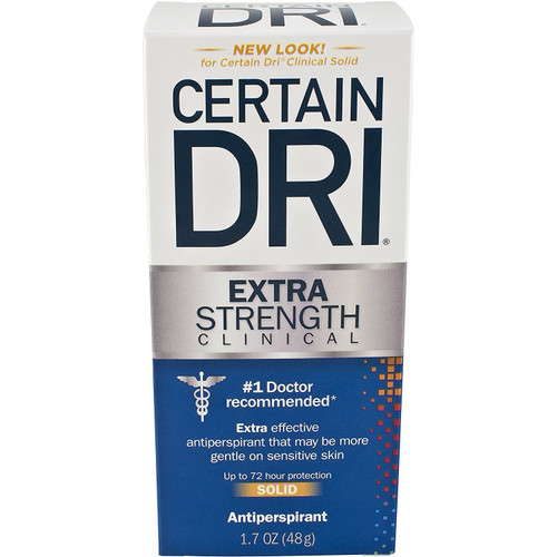 Certain Dri Antiperspirant Solid for Excessive Perspiration-1.7 Oz (Pack of 3) Certain Dri Antiperspirant Solid for Excessive Perspiration-1.7 Oz (Pack of 3)