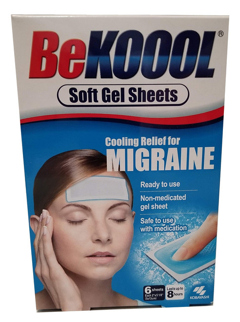 Be Koool Migraine Soft Gel Sheets