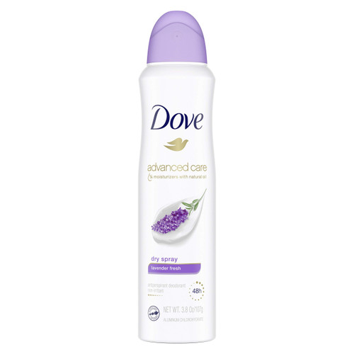 Dove Lavender Fresh Dry Spray Antiperspirant Deodorant 3.8 oz Dove Lavender Fresh Dry Spray Antiperspirant Deodorant 3.8 oz