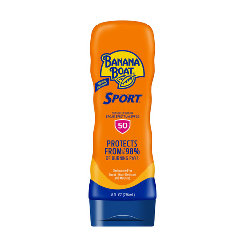 Banana Boat Sport Ultra SPF 50 Sunscreen Lotion, 8oz | Banana Boat Sunscreen SPF 50 Lotion, Oxybenzone Free, Sunblock, Water Resistant, 8oz Banana Boat Sport Ultra SPF 50 Sunscreen Lotion, 8oz | Banana Boat Sunscreen SPF 50 Lotion, Oxybenzone Free, Sunblock, Water Resistant, 8oz