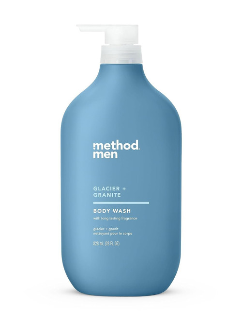 Method Men Body Wash, Glacier + Granite, Paraben and Phthalate Free, 28 FL Oz (Pack of 1) Method Men Body Wash, Glacier + Granite, Paraben and Phthalate Free, 28 FL Oz (Pack of 1)
