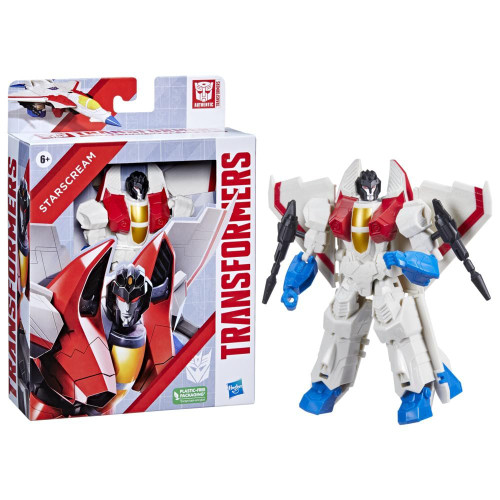 Transformers Generations Toys Authentics Starscream Action Figure (7”), Red Transformers Generations Toys Authentics Starscream Action Figure (7”), Red