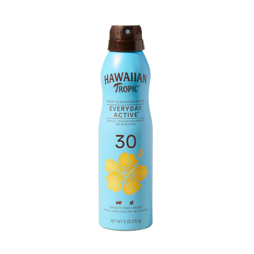 Hawaiian Tropic Everyday Active Clear Spray Sunscreen SPF 30, 6oz | Hawaiian Tropic Sunscreen Spray SPF 30, Sunblock, Oxybenzone-Free, 6oz Hawaiian Tropic Everyday Active Clear Spray Sunscreen SPF 30, 6oz | Hawaiian Tropic Sunscreen Spray SPF 30, Sunblock, Oxybenzone-Free, 6oz