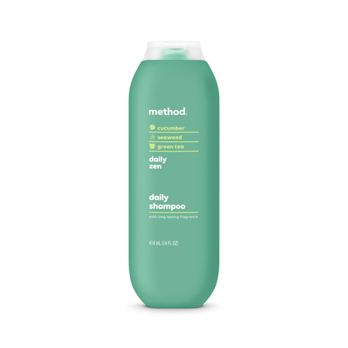 Method Everyday Shampoo, Daily Zen with Cucumber, Green Tea, and Seaweed Scent Notes, Paraben and Sulfate Free, 14 oz (Pack of 1) Method Everyday Shampoo, Daily Zen with Cucumber, Green Tea, and Seaweed Scent Notes, Paraben and Sulfate Free, 14 oz (Pack of 1)