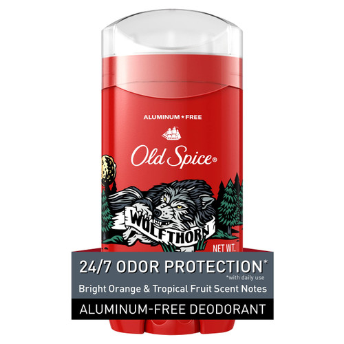 Old Spice Aluminum Free Deodorant for Men, Wolfthorn, 48 Hr. Protection, 3.0 oz Old Spice Aluminum Free Deodorant for Men, Wolfthorn, 48 Hr. Protection, 3.0 oz