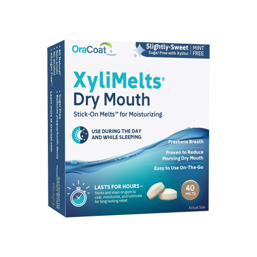 OraCoat XyliMelts Dry Mouth Stick-On Melts For Moisturizing 20Ct (Pack Of 1)