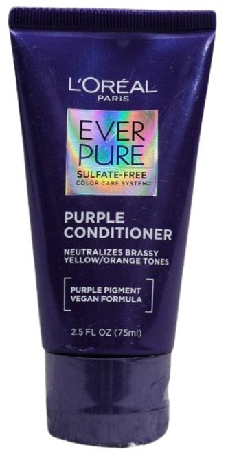 L'Oréal Paris EverPure Sulfate-Free Purple Conditioner 2.5 oz L'Oréal Paris EverPure Sulfate-Free Purple Conditioner 2.5 oz