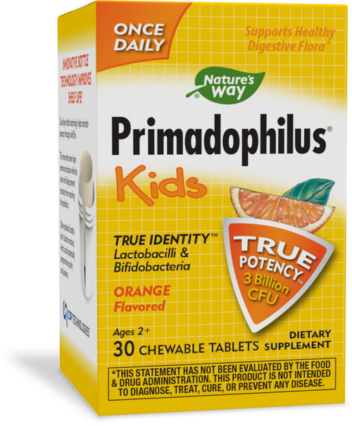 Nature's Way Primadophilus Kids 3 Billion, 30 Chewables