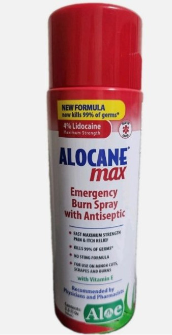Alocane Maximum Strength Emergency Burn Spray 3.5 fl oz