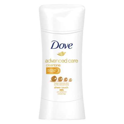 Dove Advanced Care Antiperspirant, ClearTone Sheer Touch, 2.6 oz