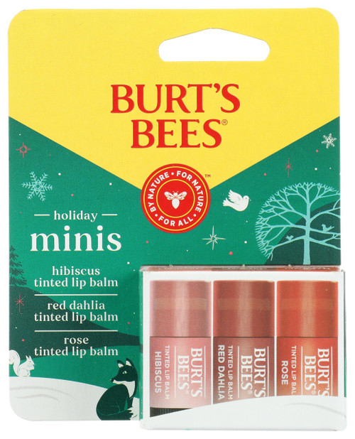 BURTS BEES Holiday Minis Lip Balm 3 Count, 1 EA