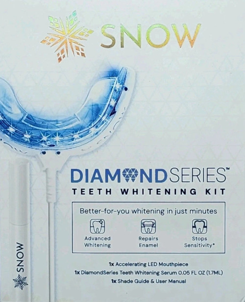 SNOW Diamond Series Teeth Whitening Kit- LED Mouthpiece & Serum