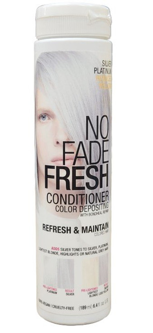 No Fade Fresh Silver Platinum Color Depositing Conditioner 6.4 Oz