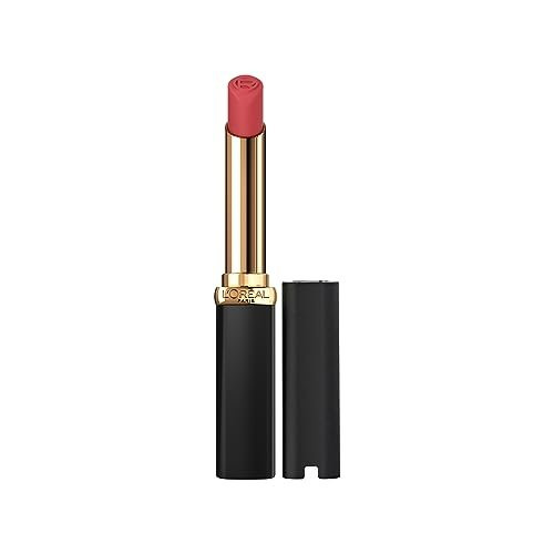 L’Oréal Paris Colour Riche Intense Volume Matte Lipstick, Lip Makeup Infused with Hyaluronic Acid for up to 16HR Wear, Le Coral Gracious, 0.06 Oz
