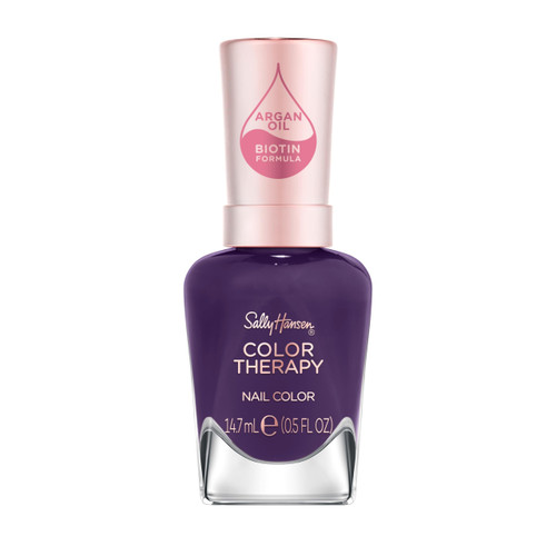 Sally Hansen Color Therapy™, Confident Queen, Argan Oil, Long Lasting, Healthy Nails, Purple Nail Polish
