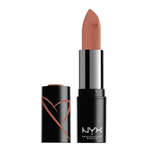 NYX PROFESSIONAL MAKEUP Shout Loud Satin Lipstick, Infused With Shea Butter - Silk (Peach Nude)