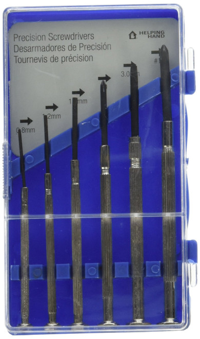 Helping Hand 20140 Jeweler's Screwdriver Set ,multicolored,(6 Piece)