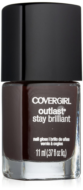 Covergirl Outlast Stay Brilliant Nail Gloss, Wine Stain 275, 0.37 Ounce