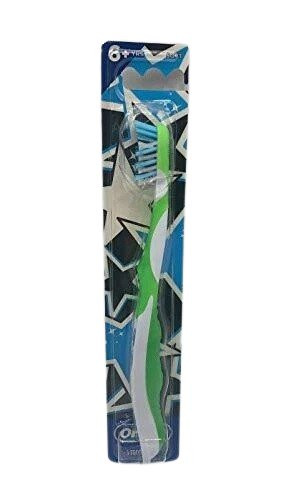 Oral B Crossaction Kids Toothbrush, Soft Bristles, Ages 6+, Colors May Vary