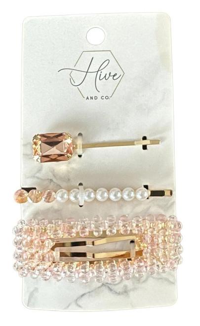 Hive and Co. 3-Piece Hair Barrette Set
