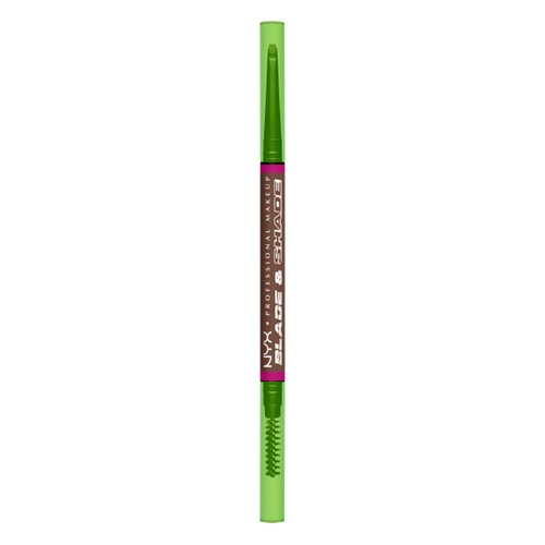 NYX PROFESSIONAL MAKEUP Blade & Shade Brow Pencil, Nano Mechanical Eyebrow Pencil, Up to 16HR Make Up Wear - Chocolate