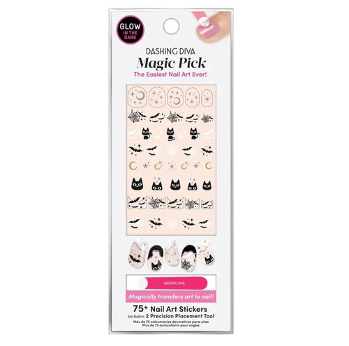 Dashing Diva Magic Pick Nail Art Stickers - Sugar Skulls