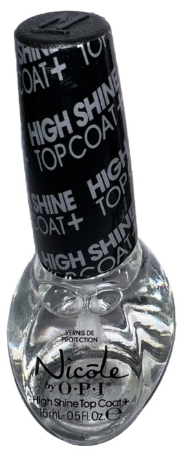 Nicole by OPI Nail Polish High Shine Top Coat 0.5 Fl Oz