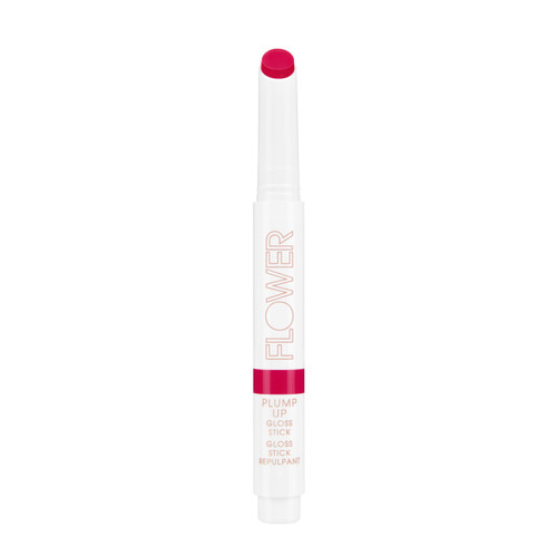 FLOWER Beauty By Drew Barrymore Plump Up Lip Gloss Stick - Lip Plumper - Nourishes + Hydrates Lips - Buildable + Dewy Finish - Fiery
