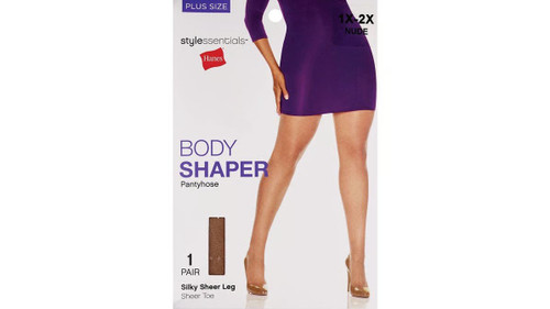 Hanes Style Essentials Body Shaper Nude Pantyhose (1X-2X)