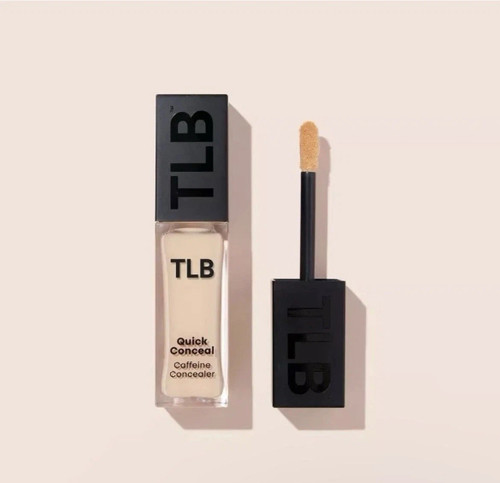 TLB Lip Bar Vegan Quick Caffeine Concealer Self Setting Brightener Ivory 1.0