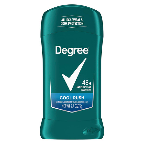 Degree Original Antiperspirant Deodorant Cool Rush 48-Hour Sweat & Odor Protection Antiperspirant For Men 2.7 oz