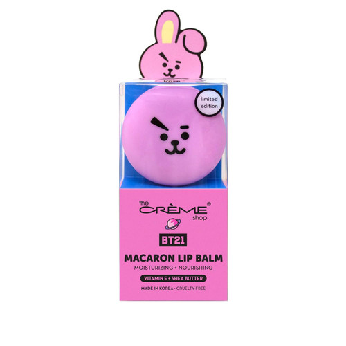 The Crème Shop BT21 COOKY Macaron Lip Balm - Rose