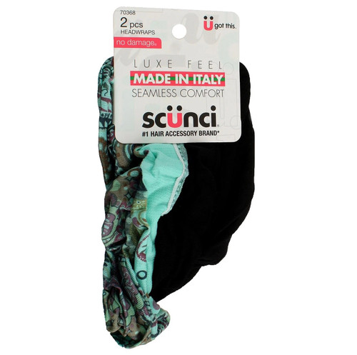 Scunci Luxe Feel Seamless Comfort No Damage Headwraps, Assorted Colors