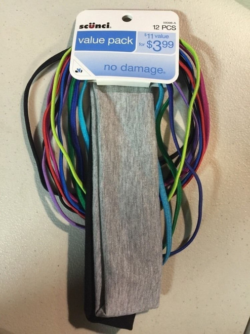 Scunci 12pc Value Pack Headbands