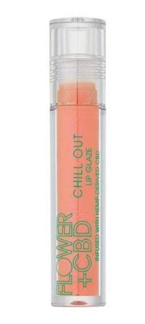 FLOWER Beauty Chill Out Soothing Lip Glaze, 15 Peace Out, 0.10 fl oz