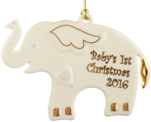 Lenox 2016 Baby's First Christmas Ornament