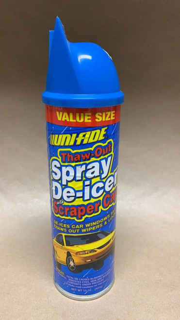 Uni-Fide Thaw Out Spray De-Icer with Scraper Cap