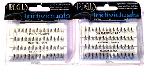 Ardell DuraLash Natural Individual Medium Flare Lashes, Black 56 ea (Pack of 2) Ardell DuraLash Natural Individual Medium Flare Lashes, Black 56 ea (Pack of 2)