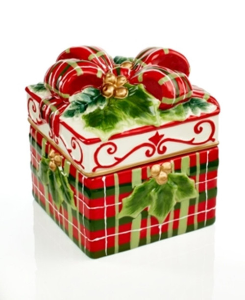 Charter Club Holiday Figural Lidded Gift Box