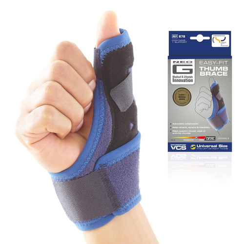 Neo G Wrist and Thumb Brace, Stabilized - Spica Support For Carpal Tunnel  Syndrome, Arthritis, Tendonitis, Joint Pain - Adjustable Compression -  Class