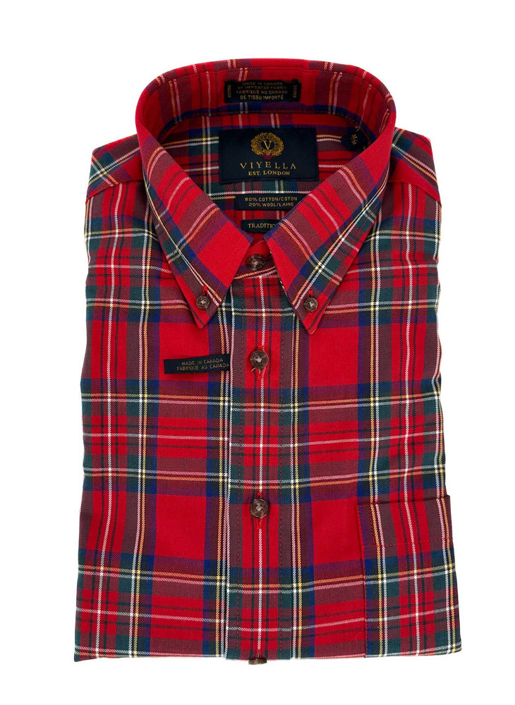 Viyella Sport Shirt - Royal Stewart Tartan (255406-02) - Men's