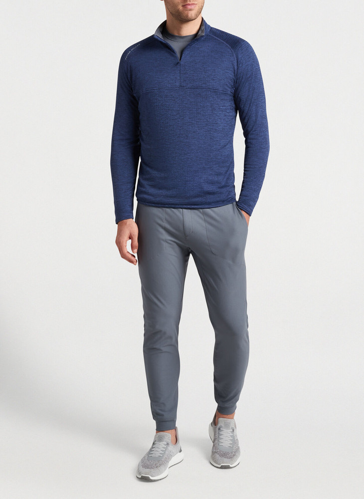 Maven Performance Quarter-Zip in Navy by Peter Millar - Hansen's