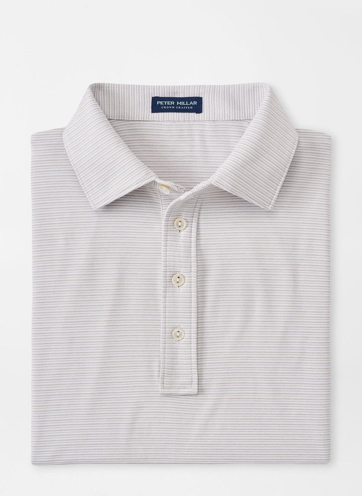 Lacey Performance Jersey Polo in White by Peter Millar