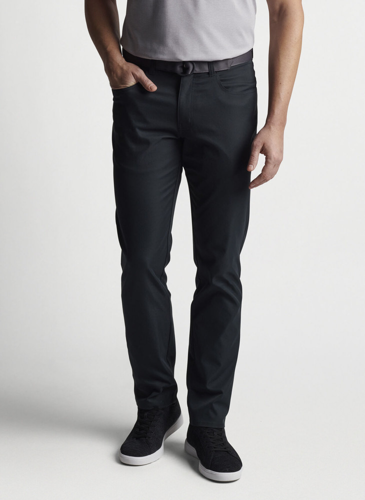 EB66 Performance Five-Pocket Pant in Black by Peter Millar