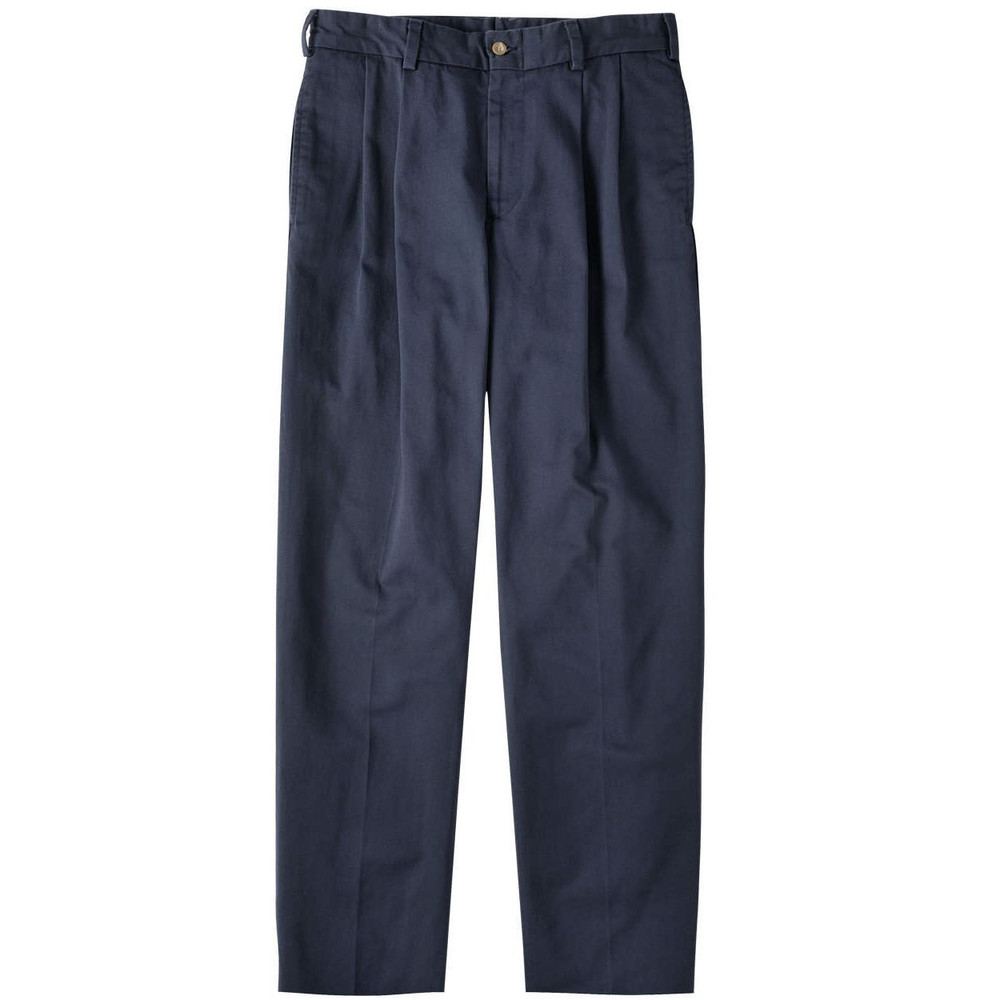 Original Twill Pant - Model M2P Standard Fit Reverse Pleat in Navy by ...