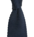Silk Knit Tie in Navy by Gitman Brothers