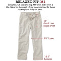 Vintage Twill Pant - Model M1 Relaxed Fit Plain Front in British Khaki by Bills Khakis